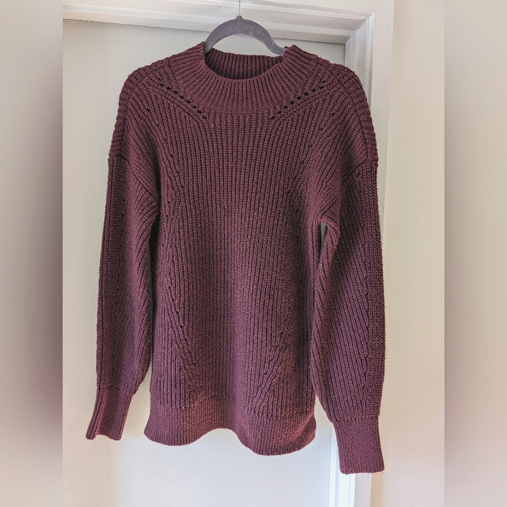 Purple A&F sweater